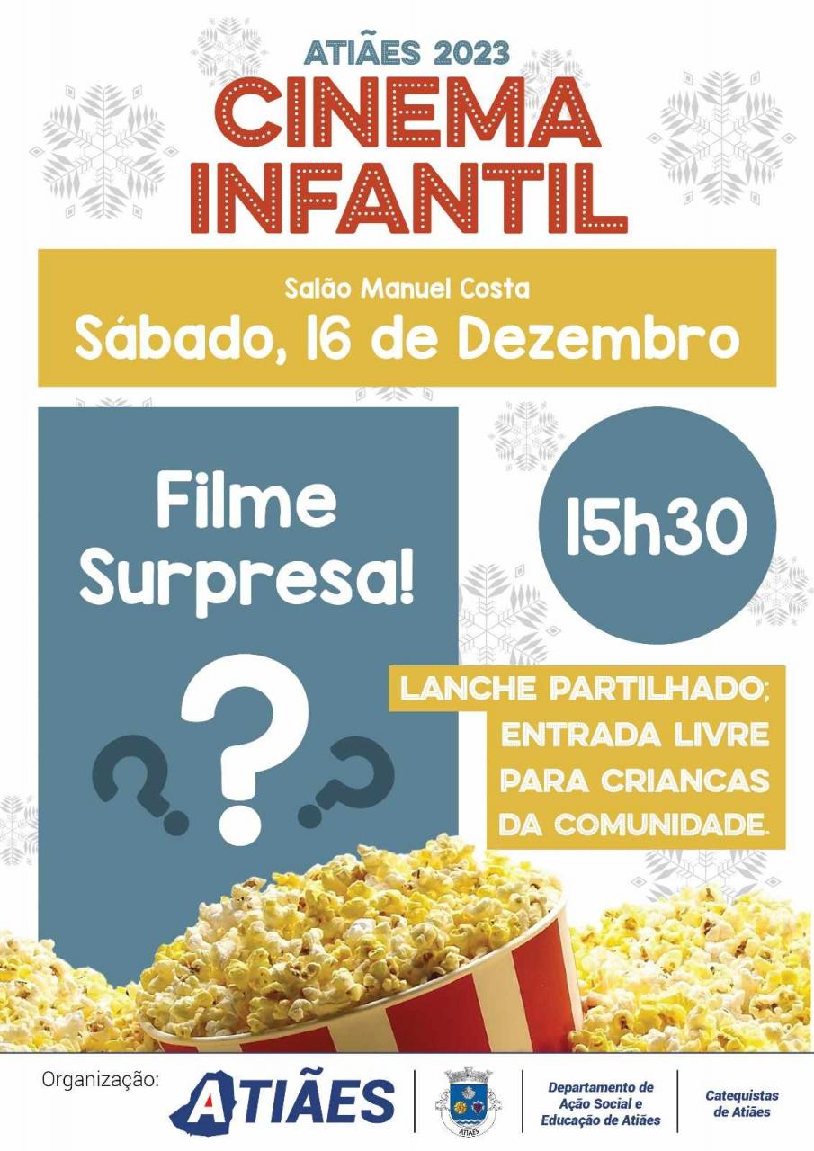 CINEMA INFANTIL - NATAL- 16-12-2023